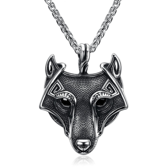 Explore Handcrafted Stainless Steel Fenrir Pendant on Handcrafted Stainless Steel Chain