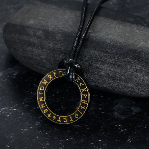 Explore Circular Horn Rune Necklace