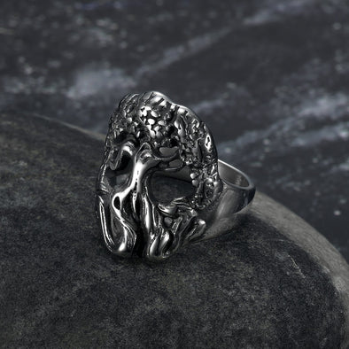 [LIMITED EDITION] Stainless Steel Yggdrasil / Tree of Life Ring