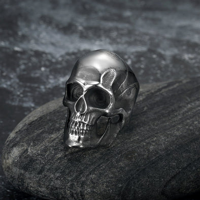 Explore Handcrafted Stainless Steel Skull Ring