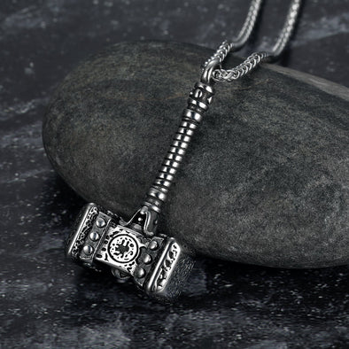 Explore Viking Mjolnir or Thor's Hammer Necklace