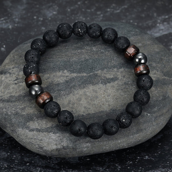 Explore Lava Stone Bracelet