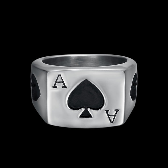 ACE OF SPADES RING