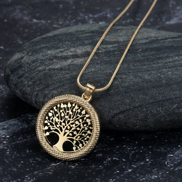 Explore Tree of Life / Yggdrasil Ladies Pendant With Cubic Zirconia