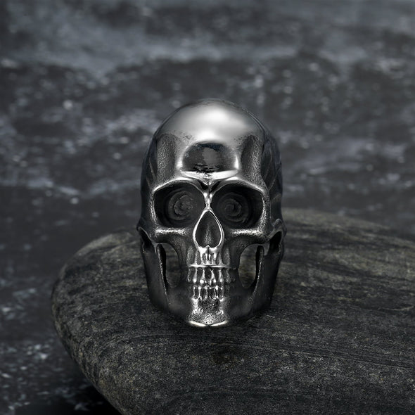 Explore Handcrafted Stainless Steel Skull Ring