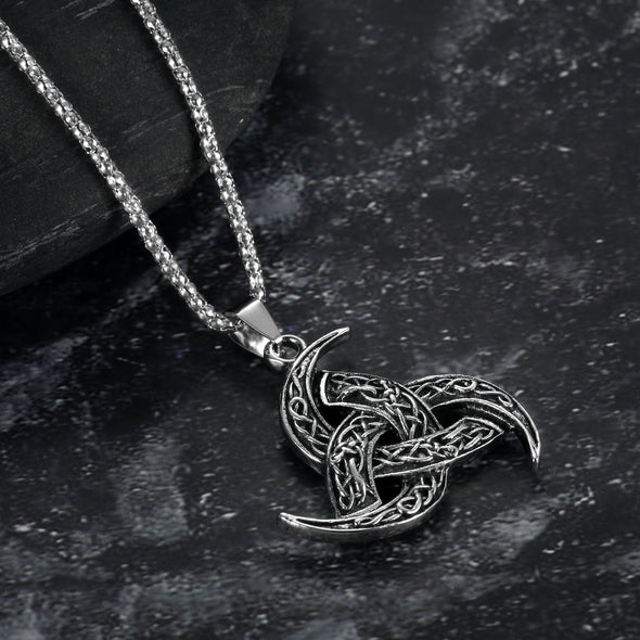 Explore Handcrafted Stainless Steel Odin's Horn Pendant