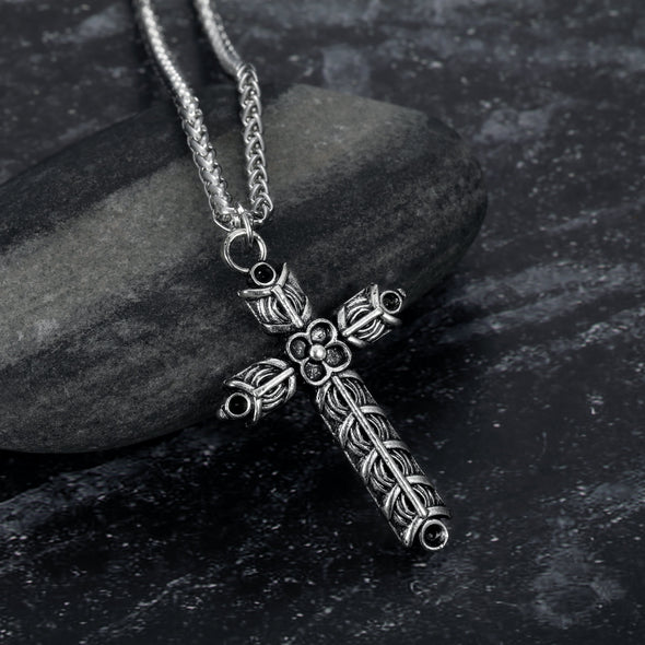 Explore Handcrafted Stainless Steel Athelstan's Cross Necklace