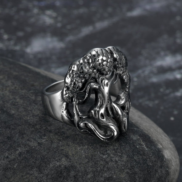 [LIMITED EDITION] Stainless Steel Yggdrasil / Tree of Life Ring