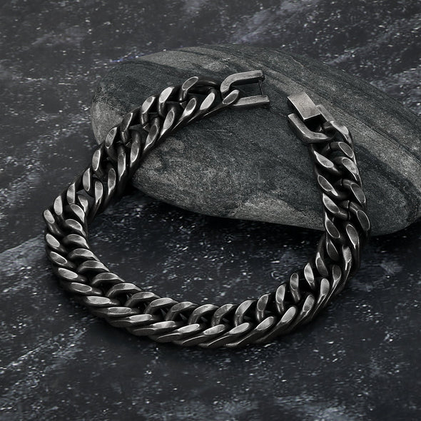 Handcrafted Stainless Steel Basilisk Weave Bracelet