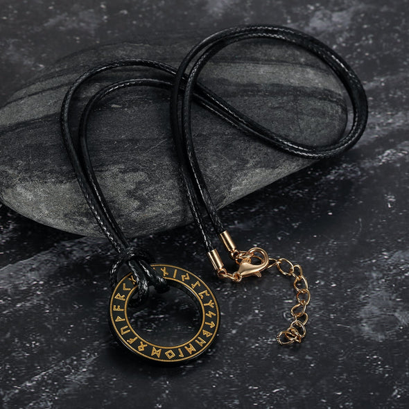 Explore Circular Horn Rune Necklace