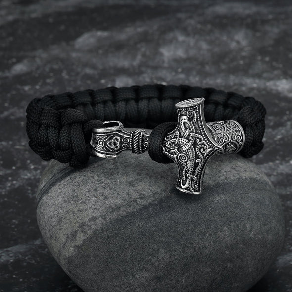 Explore Paracord Mjolnir Bracelet