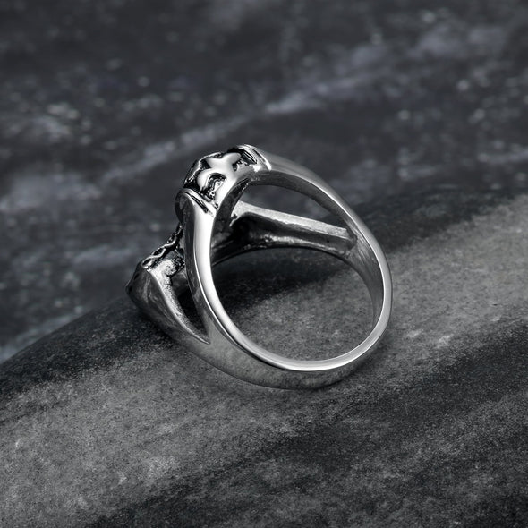 Explore Handcrafted Stainless Steel Thor's Hammer Ring