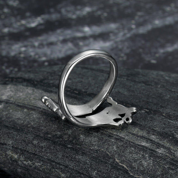 Explore Handcrafted Stainless Steel Adjustable Jormungand Ring