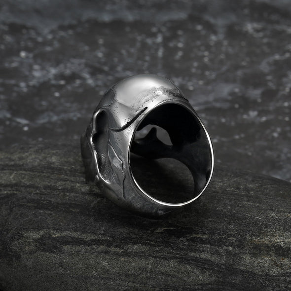 Explore Handcrafted Stainless Steel Skull Ring