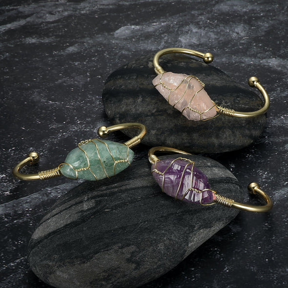 Explore Natural Gemstone Bangle