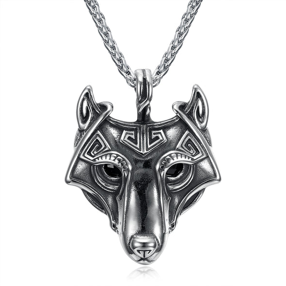 Explore Handcrafted Stainless Steel Fenrir Pendant on Handcrafted Stainless Steel Chain