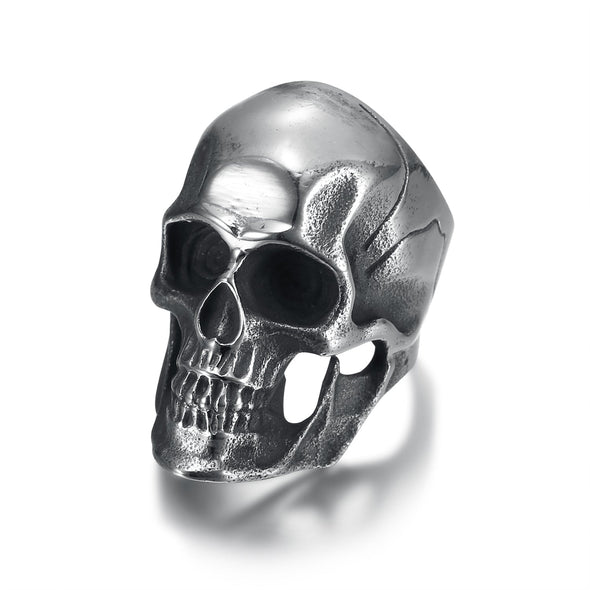 Explore Handcrafted Stainless Steel Skull Ring