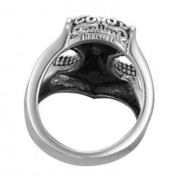 Explore 925 Sterling Silver Biker-style Thor's Hammer Viking Ring