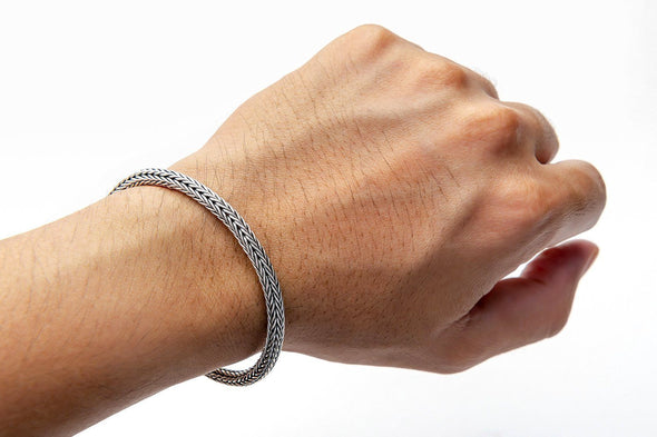 Explore 925 Sterling Silver King Bracelet