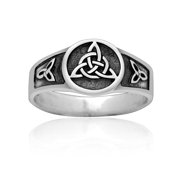 Explore 925 Sterling Silver Ladies Celtic Triquetra Ring