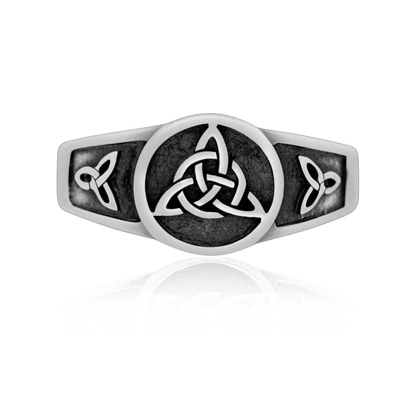 Explore 925 Sterling Silver Ladies Celtic Triquetra Ring