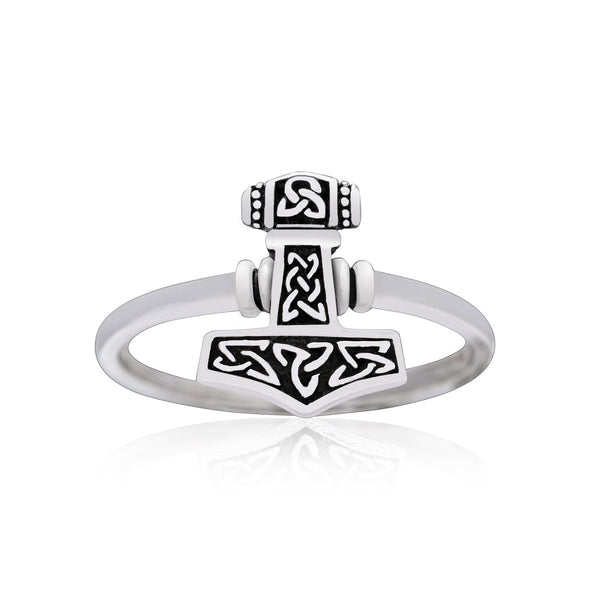 Explore 925 Sterling Silver Ladies Thor's Hammer Ring