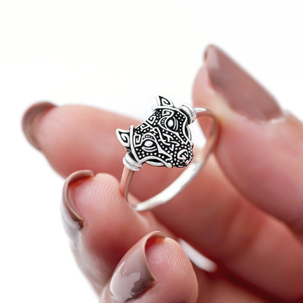 Explore 925 Sterling Silver Ladies Wolf Head Ring