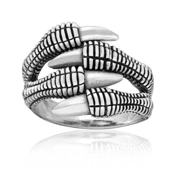 Explore 925 Sterling Silver Nidhogg Dragon Claw Ring