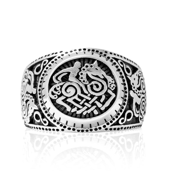 Explore 925 Sterling Silver Sleipnir Odin's Horse Ring