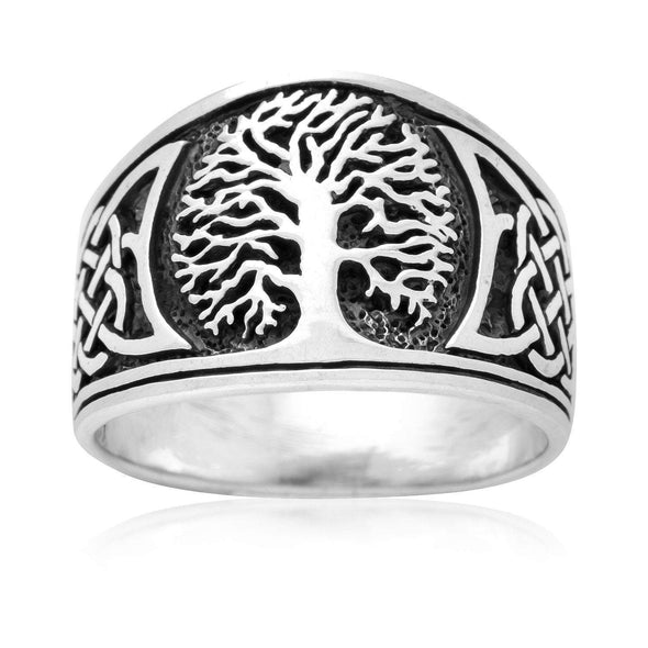 Explore 925 Sterling Silver Yggdrasil / Tree of Life Ring