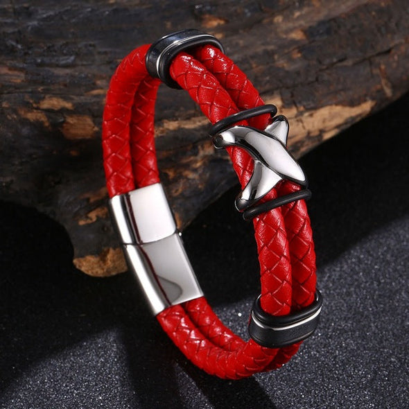 Double Layer Leather Bracelet